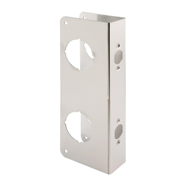 Stainless steel lock and door reinforcement plate